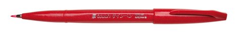 Pentel SES15 ttekov popisova brush sign pen