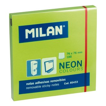 MILAN 85433 BLOEK,NEON ZELEN,76X76,BOX 10 KS