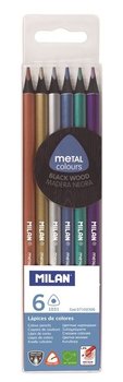 Pastelky metalick trojhrann Milan 1031 6 barev