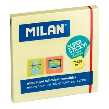 MILAN 417190 BLOEK LUT,SUPER STICK,76X76,BOX 10KS