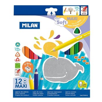 Pastelky Maxi Super Soft Milan 961 12 barev