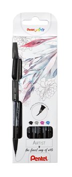 Štětečky barevné Sign Pen „Artist“ v sadě 4 barvy Pentel SESF30C-4