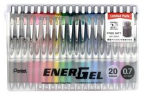 Pentel EnerGel sada 20ti barevných EnerGel per BL77-20